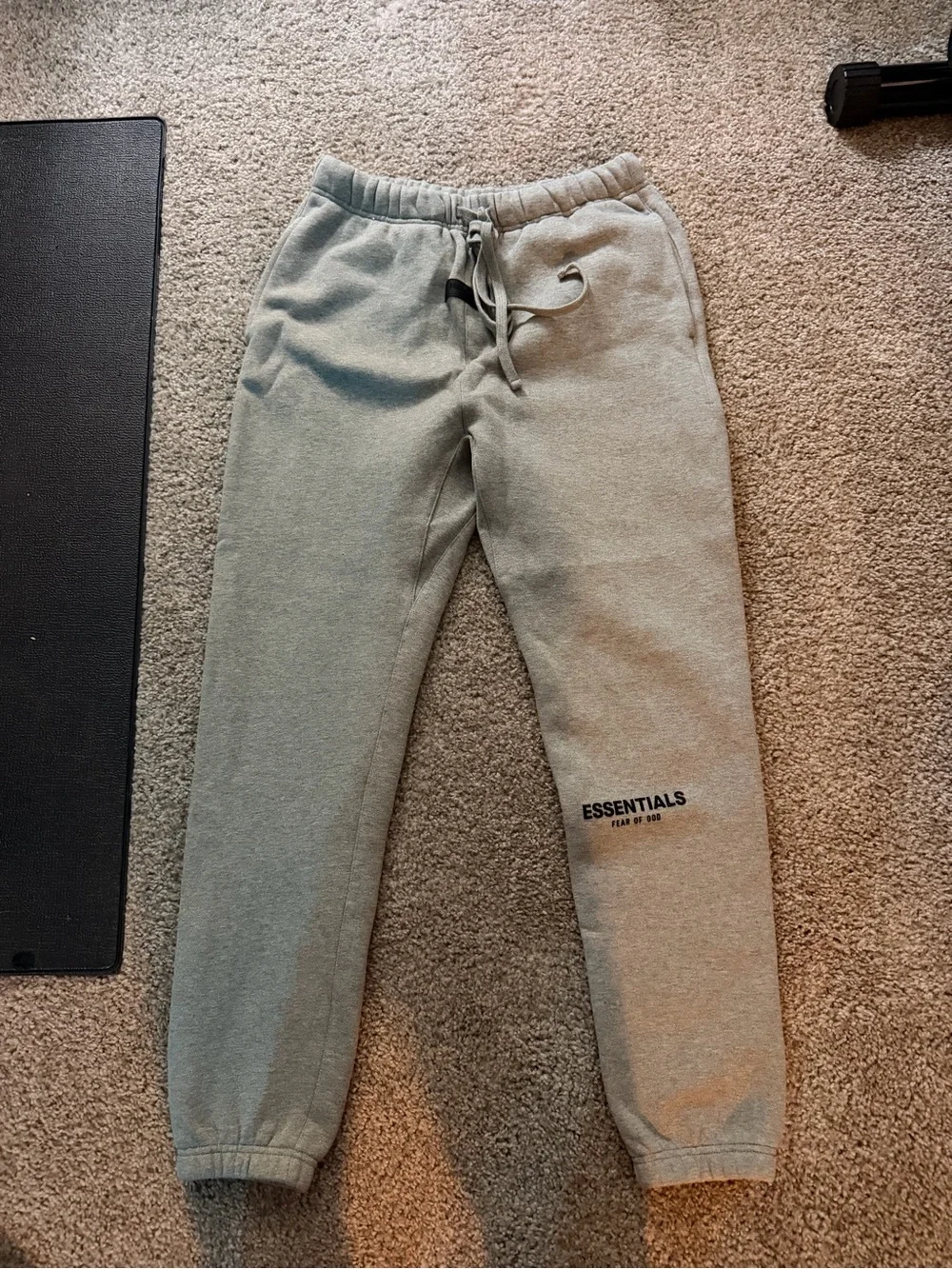 Fear of God ESSENTIALS Light Gray Men's Drawstring Joggers